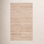Brown Beige Hand-Woven Striped Wool Rug