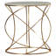 Jeffrey Glass Top Pedestal End Table-19824202