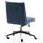 Upholstered Home Office Chair, Armless Faux Leather Desk Chair, Height Adjustable Task Chair-255492858