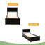 Lit plateforme avec lit gigogne simple