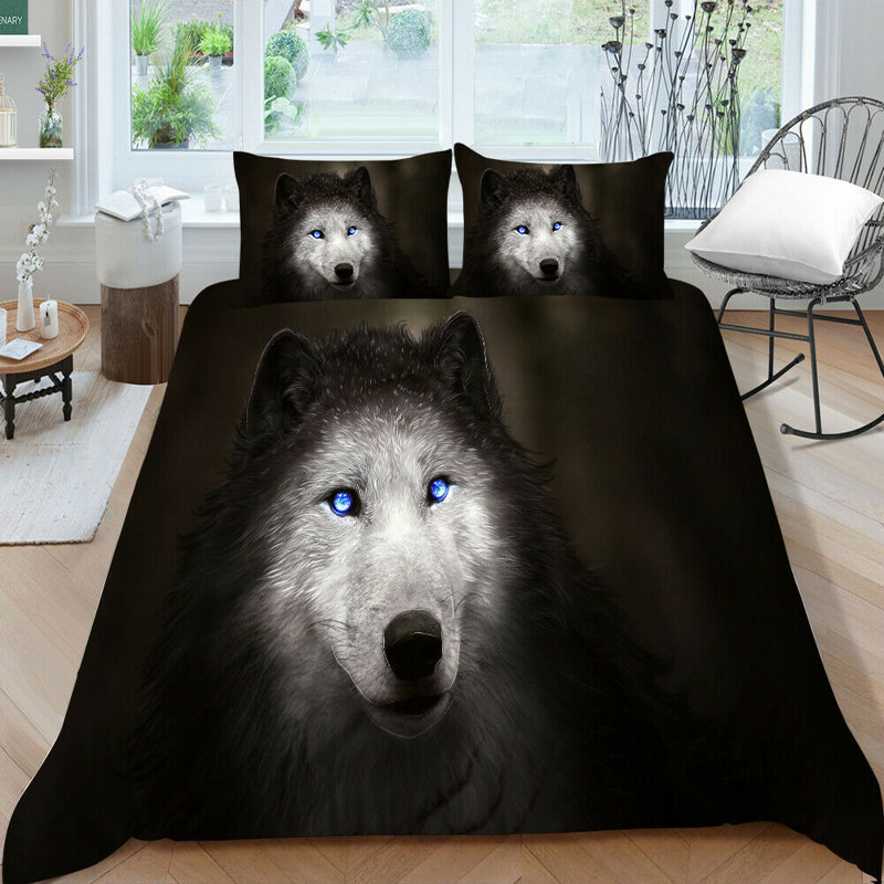 Emko Abstract Duvet Cover with Pillowcases Included, 140 x 200cm Duvet Cover + 1 Standard Pillowcase