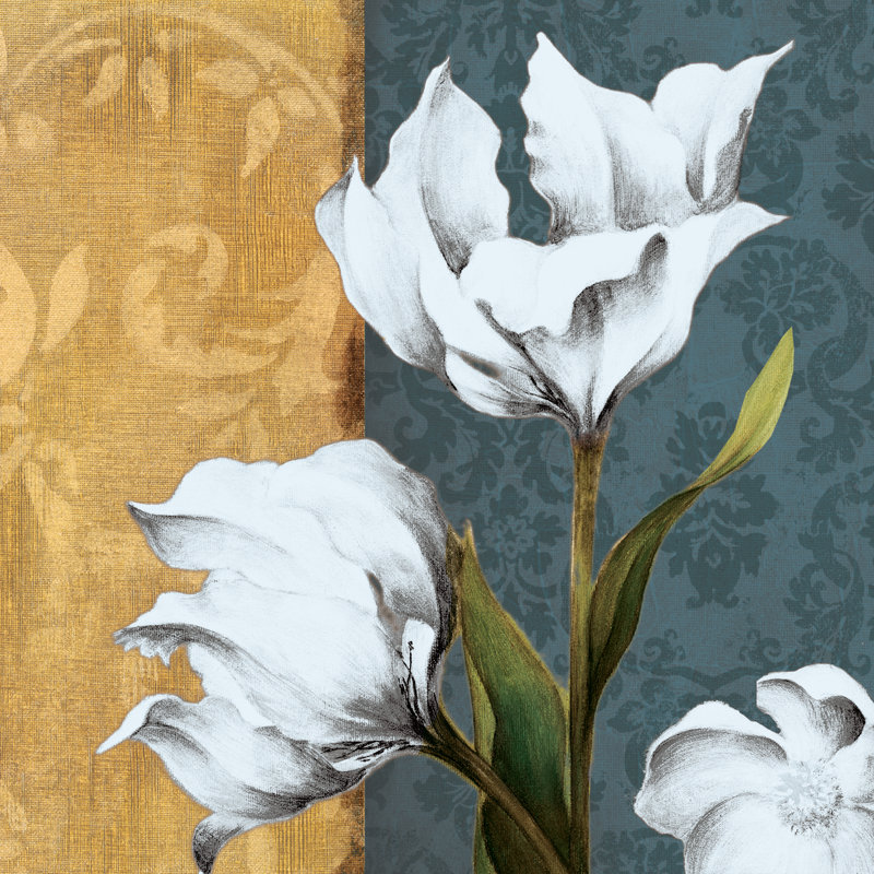 White Flower 11 - Wrapped Canvas Print, 30cm H x 30cm W x 3.8cm D