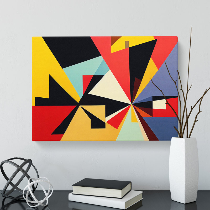 Suprematism Abstract Art Vol.2 - Wrapped Canvas, 40cm H x 60cm W x 3cm D