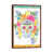 Classic Brown Wood Floater Framed