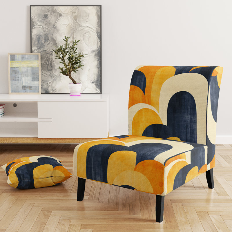 Fauteuil de chambre Abstract, Pantoufle sans accoudoirs