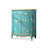 Blue Solid + Manufactured Wood Shoe Storage Bench