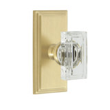 Grandeur Concealed Screw Mechanism Rectangular Knob with Rectangle Rosette