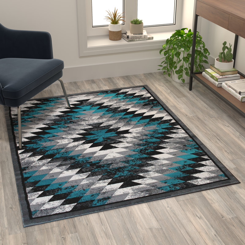 Tapis intérieur Akwasi, Rectangle 4 pi x 5 pi