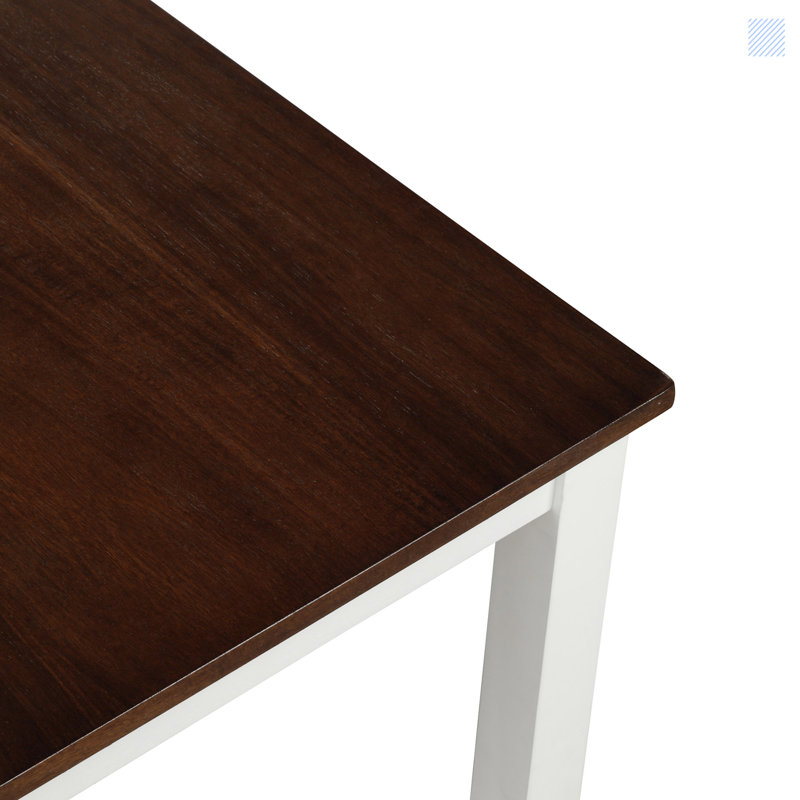 Ensemble de table de salle à manger 6 pièces avec banc et 4 chaises pour la salle à manger