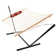 2-Person Polyester Rope Hammock and stand set with Removable Quilted Pad and Pillow