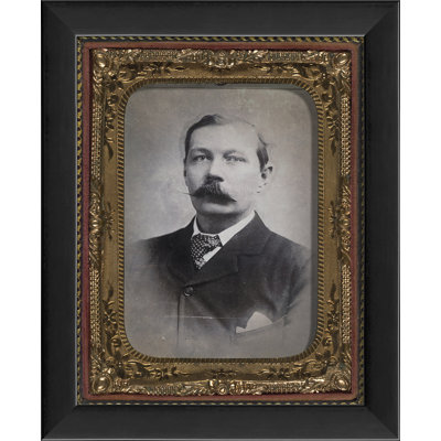 Tintype Photographs Sir Arthur Conan Doyle Framed Photographic Print