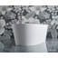 Baignoire autoportante TRANQUIL 65 po en surface solide blanche