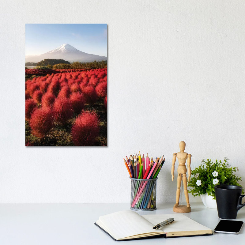 Mount Fuji XVII by Daisuke Uematsu - Print on Canvas, Wrapped Canvas, 30.48cm H x 20.32cm W x 1.91cm D