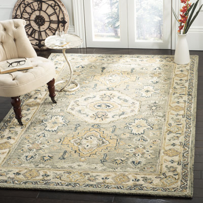Vahakn Hand Tufted Wool Oriental Rug