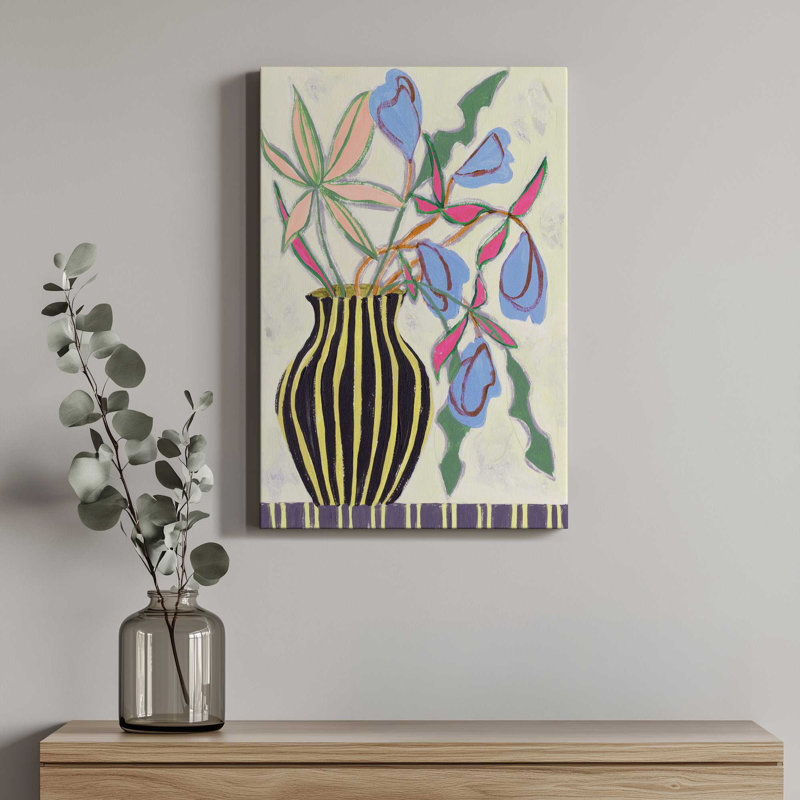 «Patchwork Vibrance II» par Melissa Wang, reproduction d'art sur toile, Toile tendue, Does Not Apply, H 16 po x l 12 po
