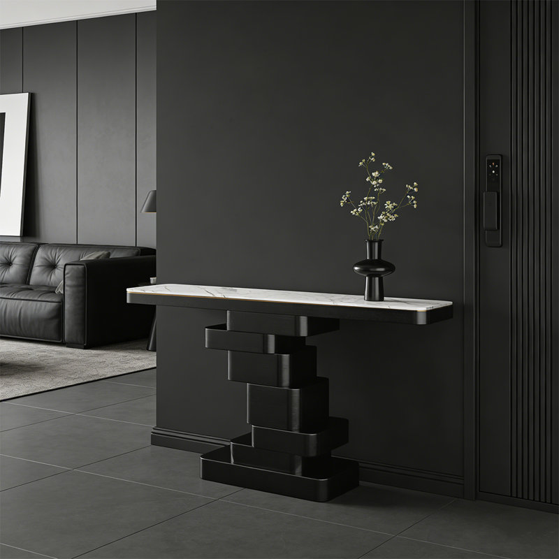 Table d'entrée simple, moderne et luxueuse