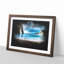 Durdle Door Cliffs In Wareham Paint Splash - Framed Print-56915651-56915647