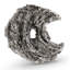 Cast Eroded Wood Circle Wall Décor