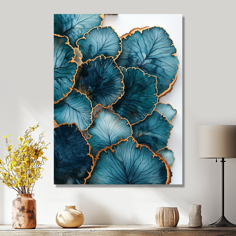 Flaton - impressions murales florales, H 32 po x l 16 po, Wrapped Canvas, Ne s’applique pas