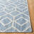Rodgers Hand Woven Flat Weave Wool/Cotton Geometric Rug in Blue/Ivory-1755632600