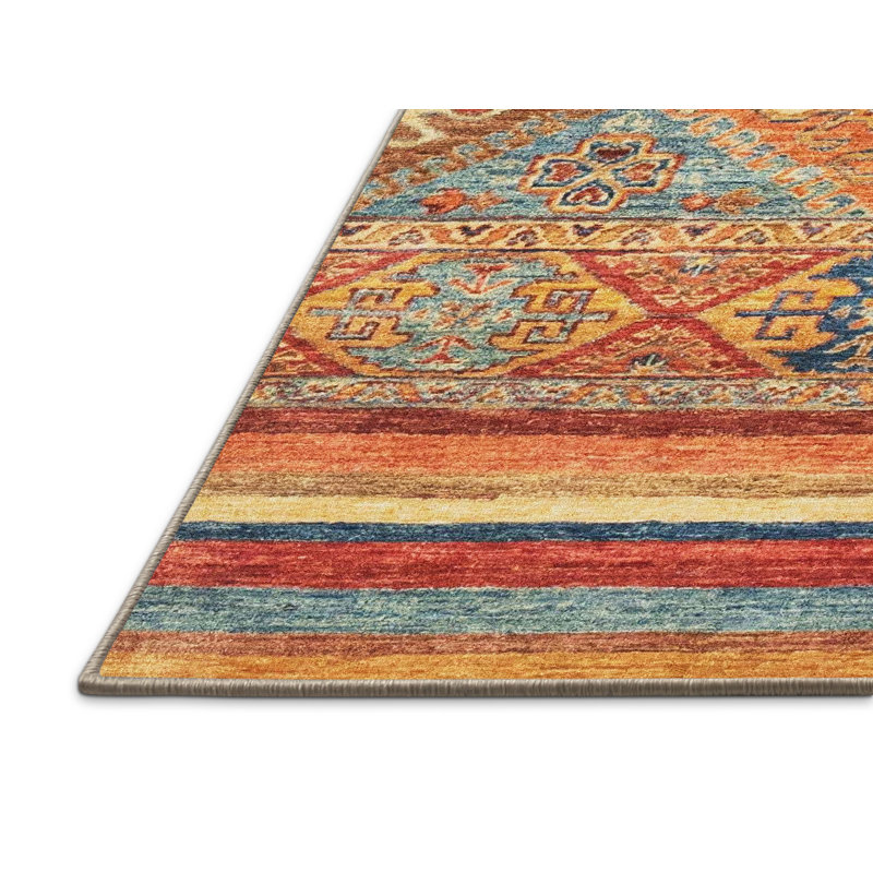 Abstract Indoor Rug, Rectangle 7' x 10'