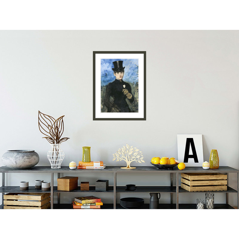 Équitation giclée encadrée par Horse Man, H 29,5 po x l 22,57 po