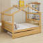 Lit en bois avec couchette-381132854