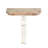 Distressed Wooden Wall Shelf With Corbel Design