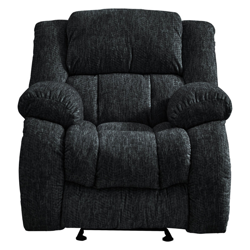 GLIDER RECLINER, Recliner Chair Modern Recliner Sofa, Black