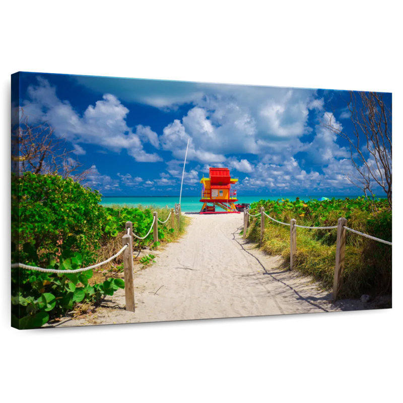 Gillard Miami Lifeguard Tower Path, 24" H x 36" W
