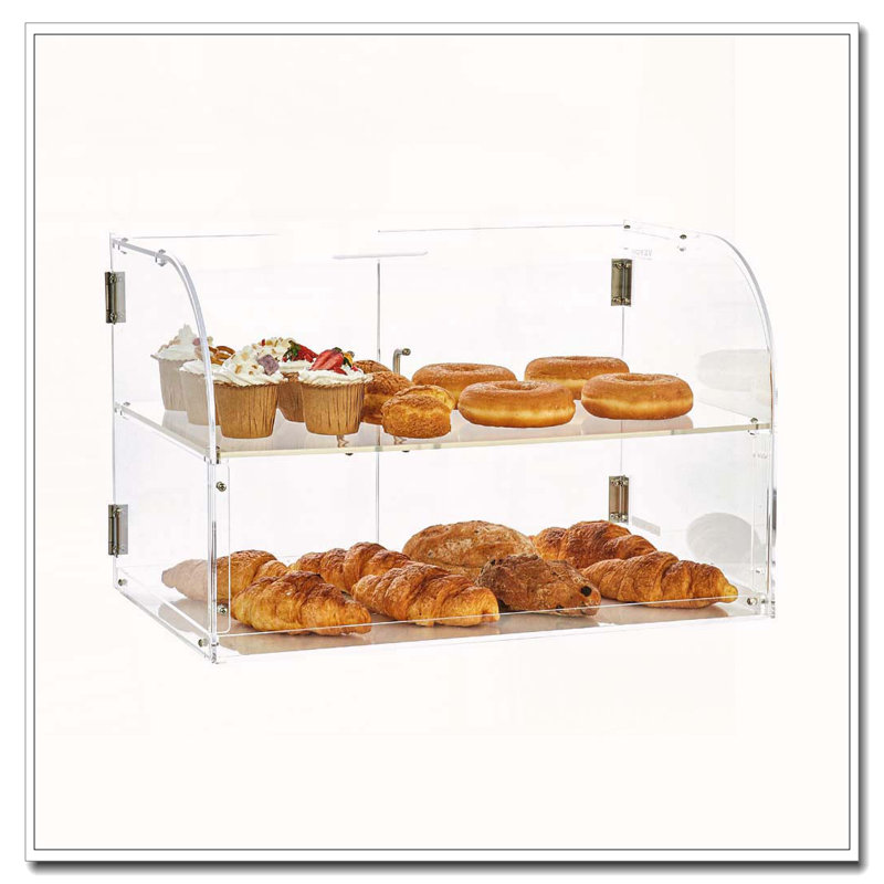Vitrine à pâtisserie commerciale à 2 niveaux