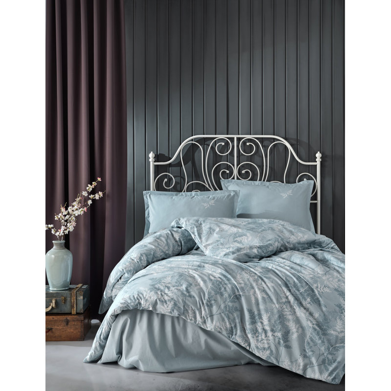 Ensemble de housse de couette Ranforce, Turquoise