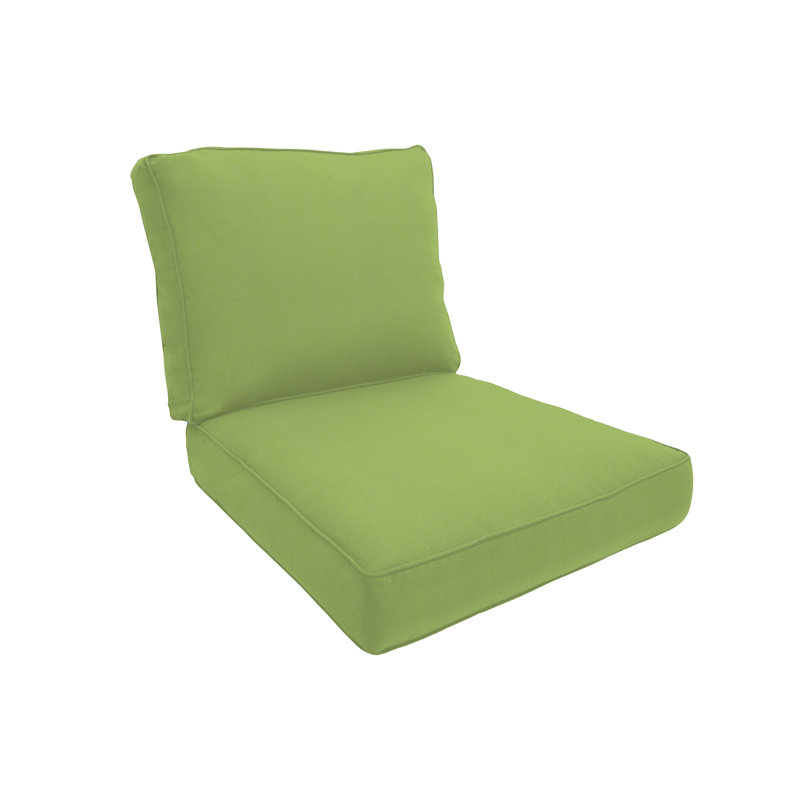 Eddie Bauer Outdoor Lounge Seat/Back Cushion, 5" H x 26" W x 30" D, Canvas Ginkgo Sunbrella® Canvas