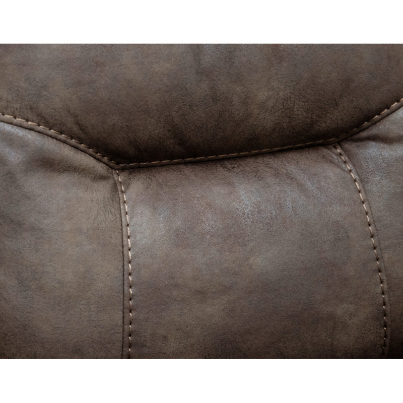 Fauteuil inclinable brun pivotant, Brun