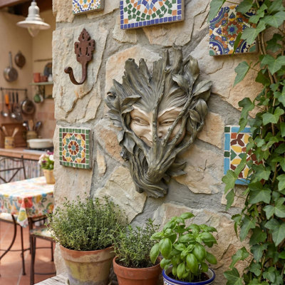 Plaque murale Bashful Sprite Greenman