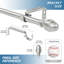 Tringle à rideaux simple réglable Tubbs-744337707-744337696