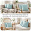 Ensemble de 2 taies décoratives matelassées à motif carré en microfibre à double bordure en microfibre Southshore-399142823-399142847