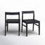 Krieger Solid Wood Slat Back Side Chair-1906064322