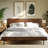 Laboy Solid Wood Bed Frame with Headboard, Solid Wood Platform Bed 800 lbs Capacity, No Box Spring Needed, Non-Slip Noise-Free, 5 Years Warranty-1357548832-1357548837
