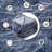 Kids' Glow-in-the-Dark Moon and Stars Throw Blanket - Soft and Warm-105341606