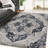 Taba Floral Beige Gray Area Rug-50650204