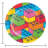 Block Bash Toy Blocks Birthday Plates and Napkins Set, Serves 16.