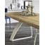 Tortelli Extendable Metal Base Dining Table-745656161-745656162