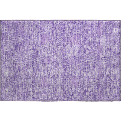 Premium Machine Washable Ducote AMF1133 Global Rug