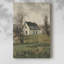 Paysage rétro - toile tendue-1703869684