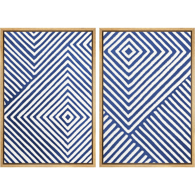 Reproduction d'art 3D sur toile encadrée 2 pièces, H 24 po x l 32 po x P 1,5 po, Brun