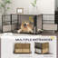 Table d'appoint pour chien avec cage pour chien en bois avec 3 portes, pour petits et grands chiens