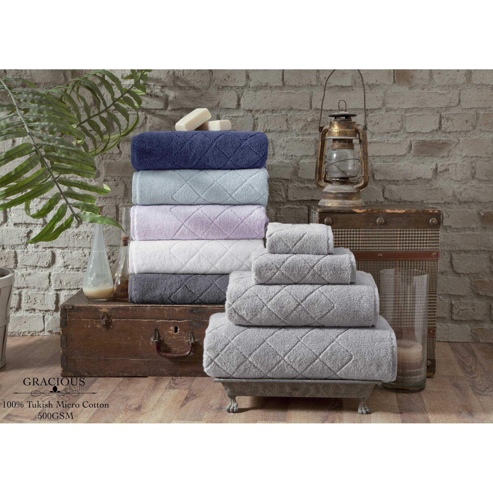 Turkish Cotton Bath Sheet Set, White