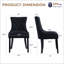 Chaise de salle à manger capitonnée Modern-129234607-129234611