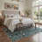 Cogswell BloomScape Floral Machine Washable Blue / Green Indoor Area Rug with Non-Slip Backing-1013785838